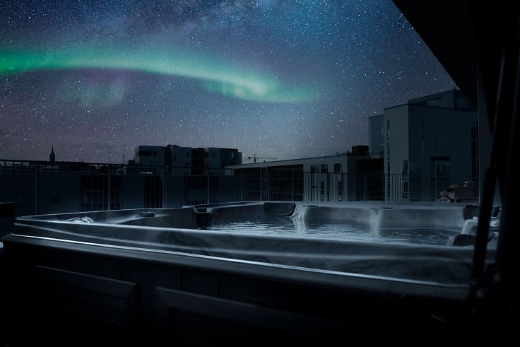 Um 170 m² þakverönd - ótrúlegt 360° útsýni